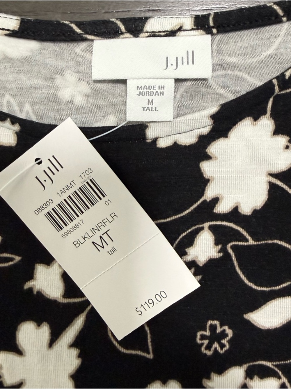 J.Jill Sleeveless Floral Maxi Dress Size M tall - Picture 8 of 9